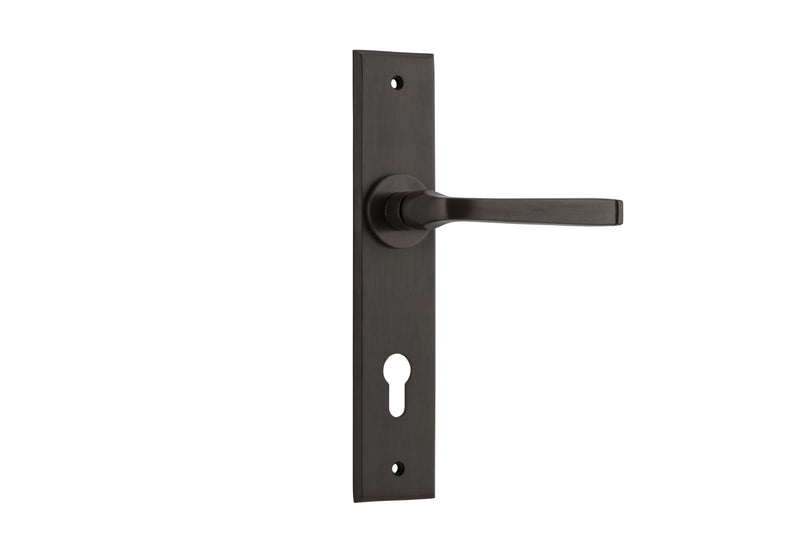 Annecy Lever - Chamfered Backplate (Handles Only) Signature Brass / Entrance