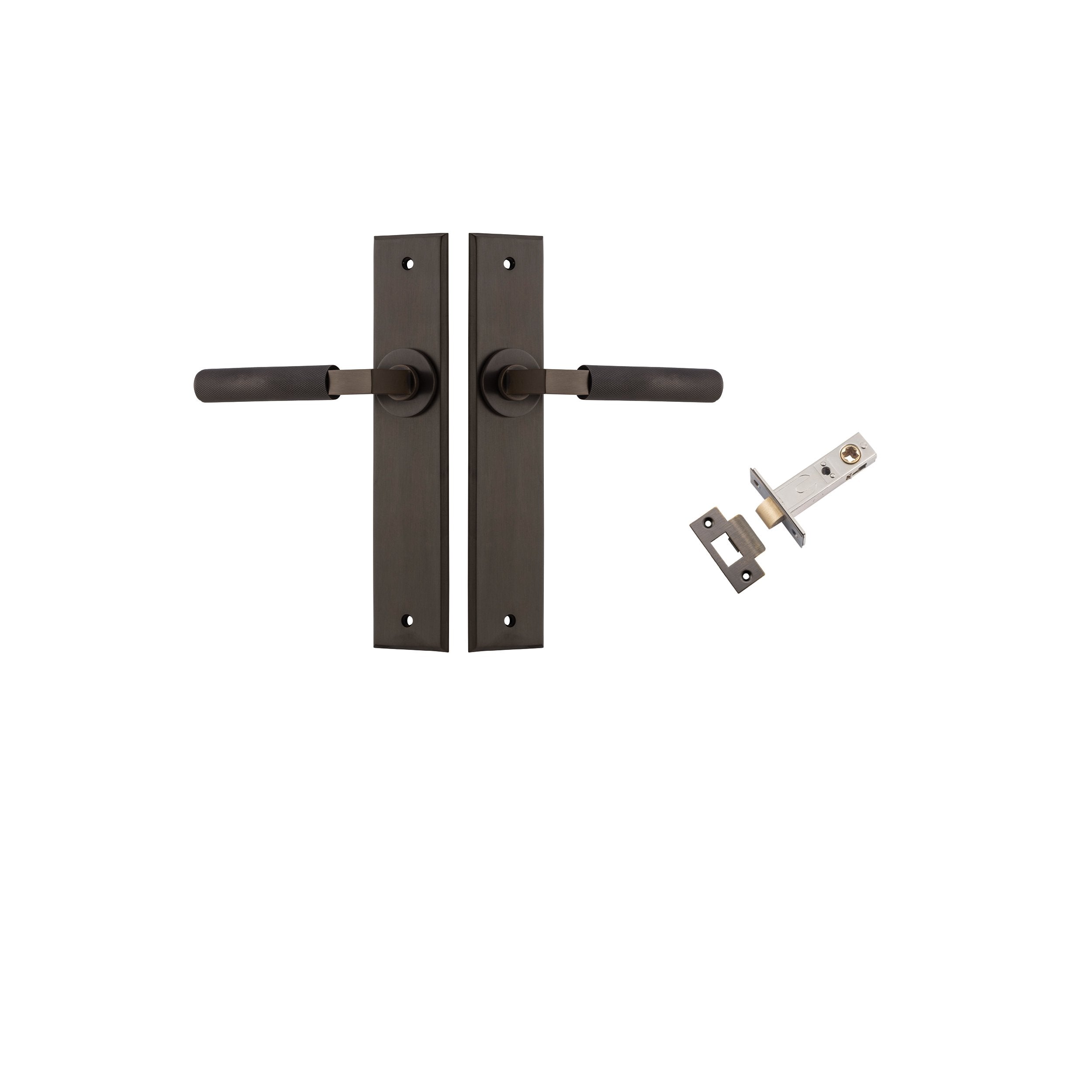 Brunswick Lever - Chamfered Backplate Passage Kit