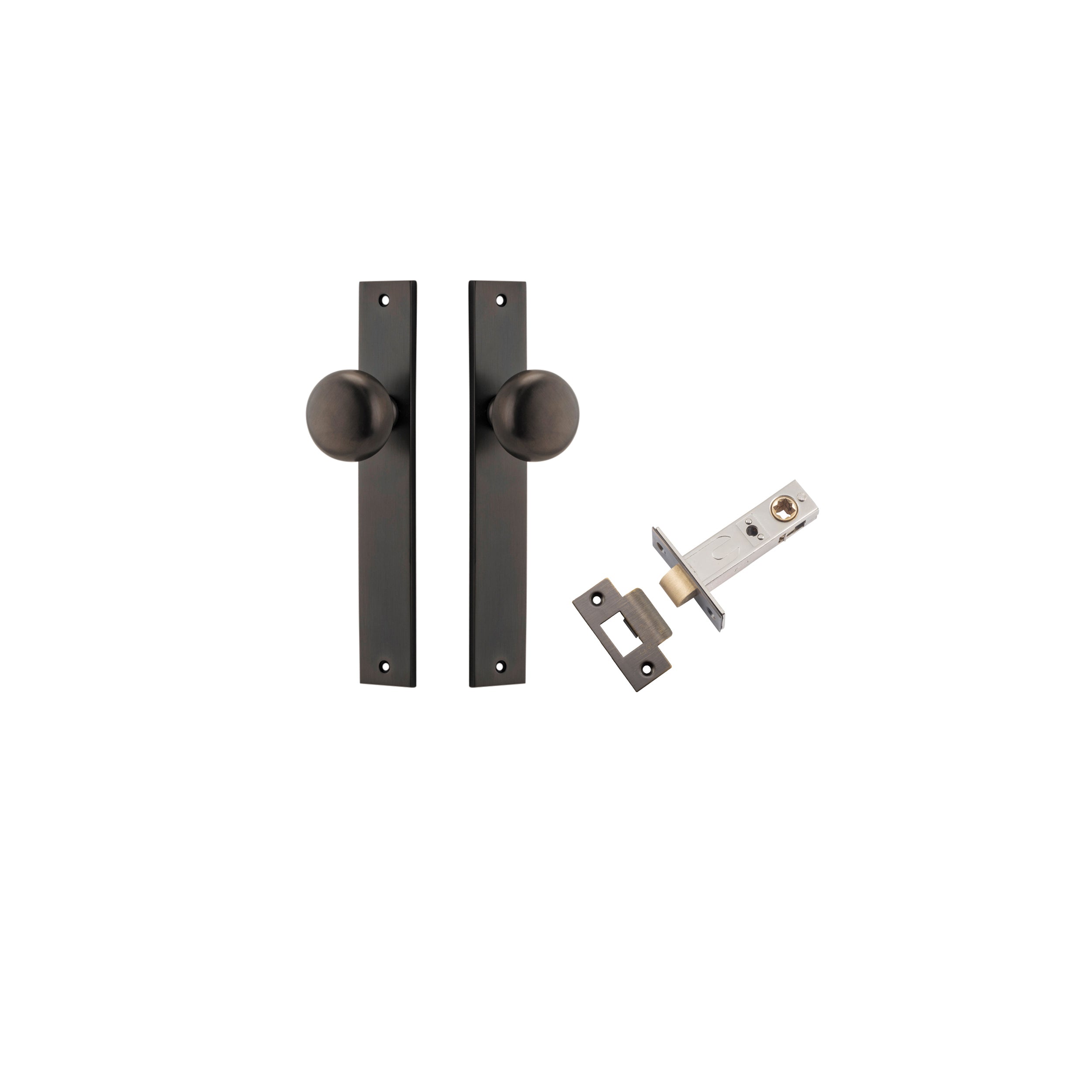 Cambridge Knob - Rectangular Backplate Passage Kit