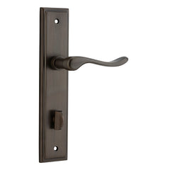 Stirling Lever - Stepped Backplate Antique Brass / Solid Brass
