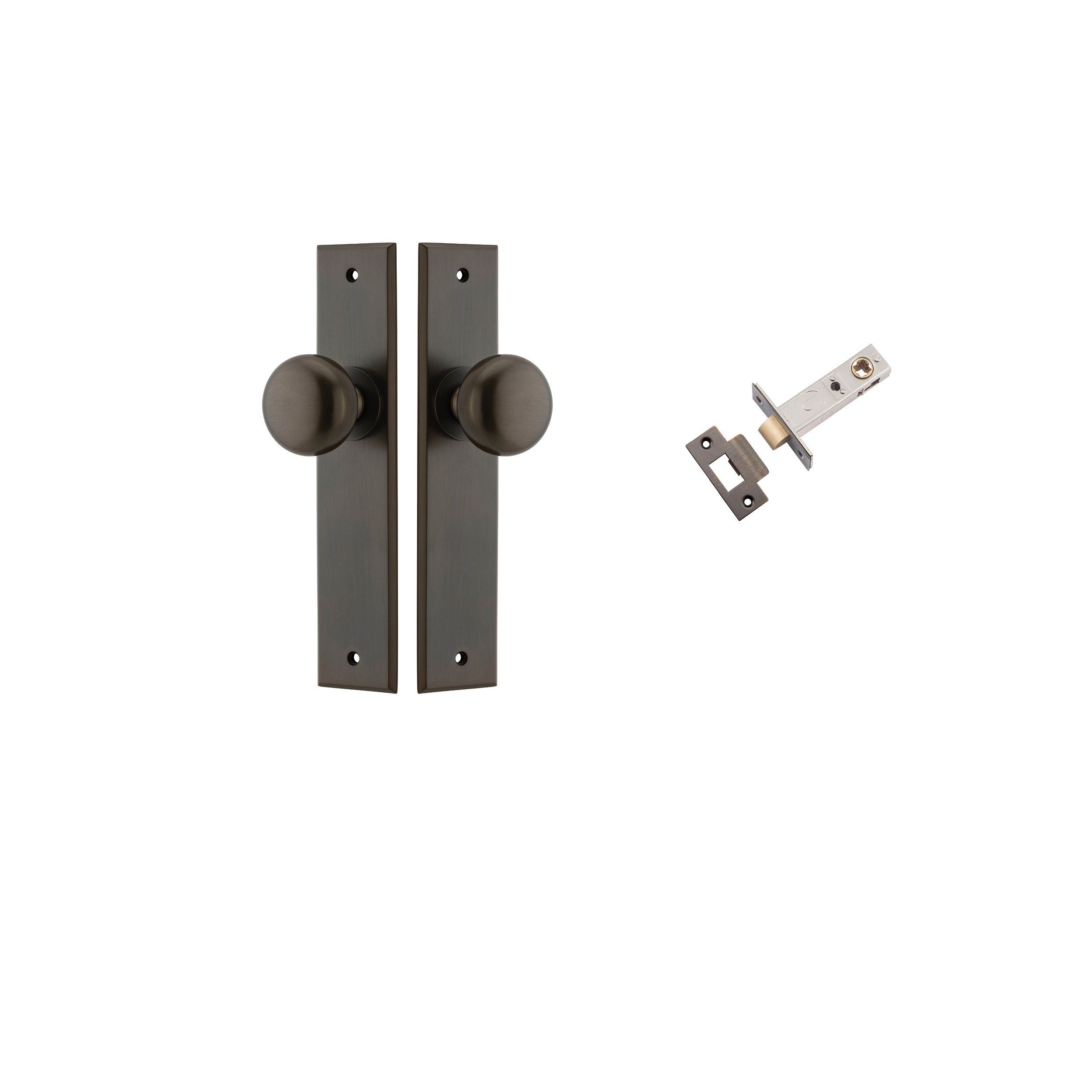 Cambridge Knob - Chamfered Backplate Passage Kit