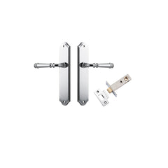 Verona Lever - Shouldered Backplate Passage Kit Chrome Plated / Solid Brass