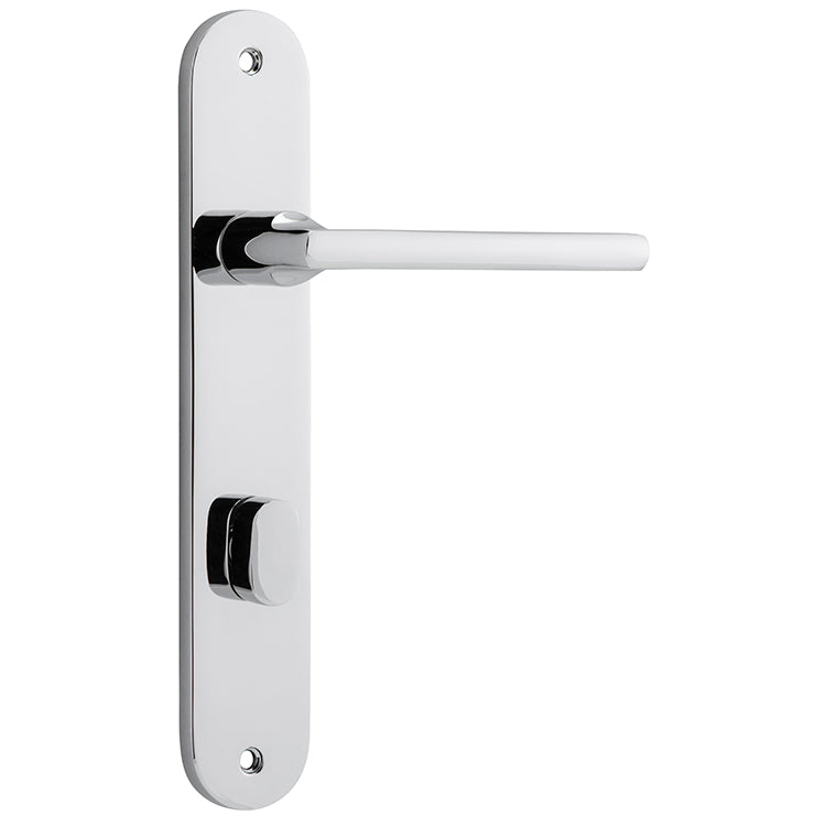 Baltimore Lever - Oval Backplate Chrome Plated / Solid Brass