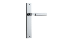 Berlin Lever - Rectangular Backplate Chrome Plated