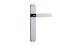 Bronte Lever - Oval Backplate Chrome Plated
