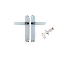 Bronte Lever - Oval Backplate Passage Kit Chrome Plated / Solid Brass