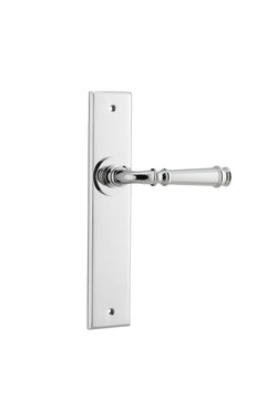 Verona Lever - Chamfered Backplate Chrome Plated