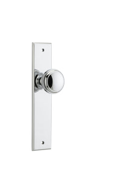 Paddington Knob - Chamfered Backplate Chrome Plated / Brass