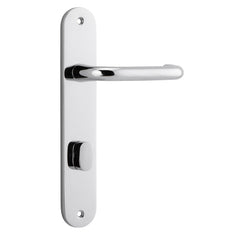 Oslo Lever - Oval Backplate Chrome Plated / Solid Brass