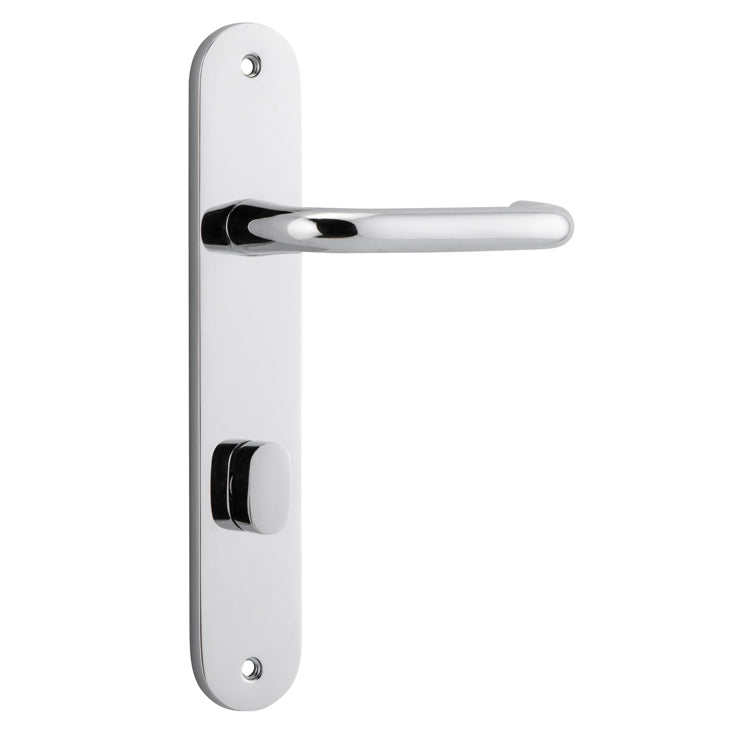 Oslo Lever - Oval Backplate Chrome Plated / Solid Brass
