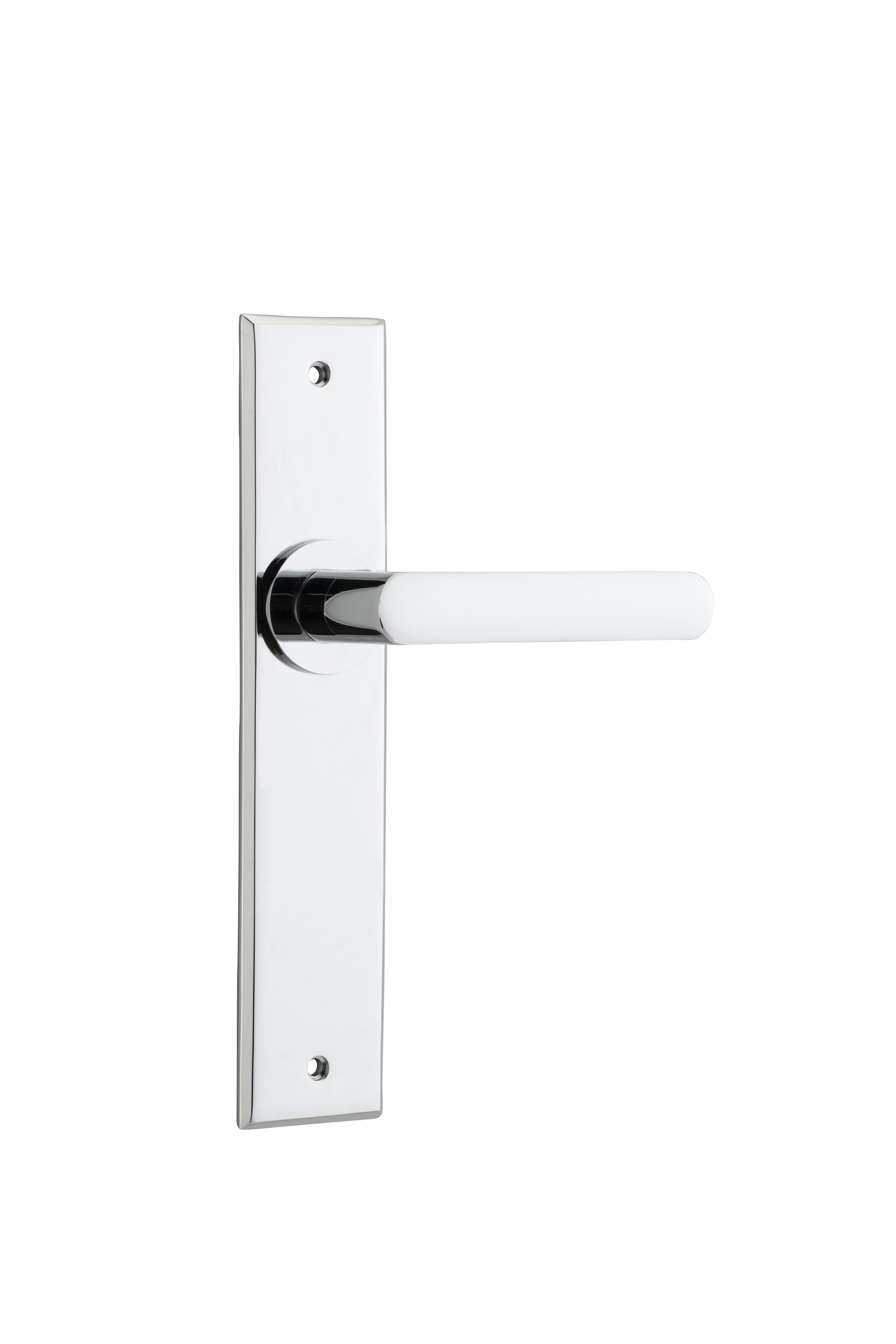 Osaka Lever - Chamfered Backplate Chrome Plated / Solid Brass