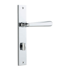 Copenhagen Lever - Rectangular Backplate Chrome Plated / Solid Brass