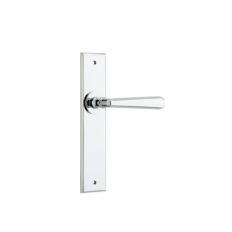 Copenhagen Lever - Chamfered Backplate Chrome Plated / Solid Brass
