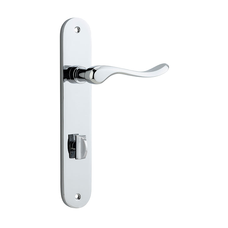 Stirling Lever - Oval Backplate Chrome Plated / Solid Brass