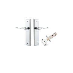 Stirling Lever - Stepped Backplate Passage Kit Chrome Plated / Solid Brass