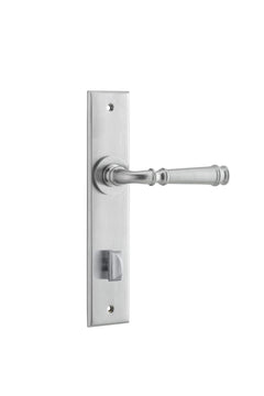 Verona Lever - Chamfered Backplate Satin Chrome
