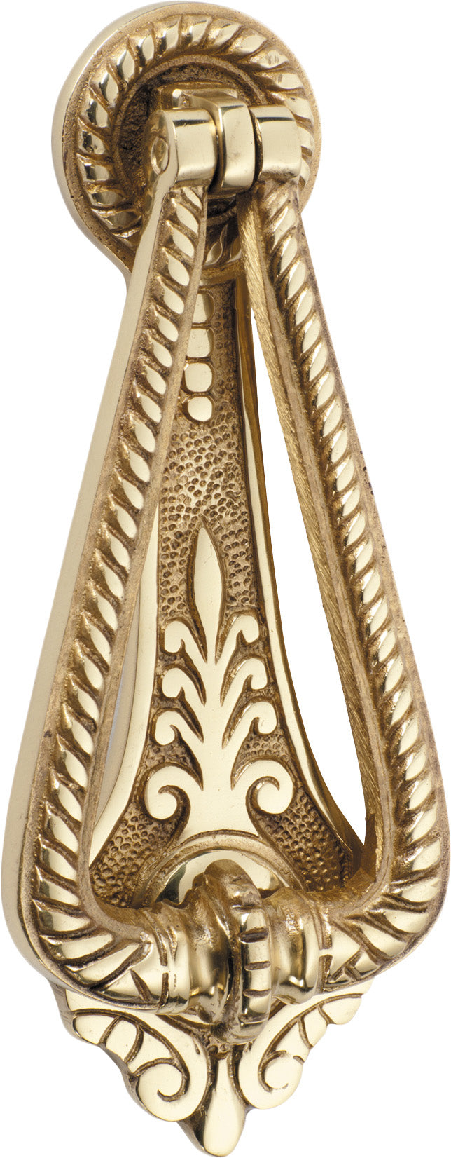 Edwardian Door Knocker Polished Brass
