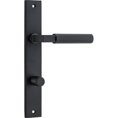 Berlin Lever - Rectangular Backplate Matt Black