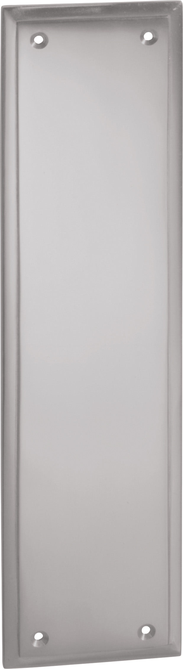 Milton Push Plate Satin Chrome