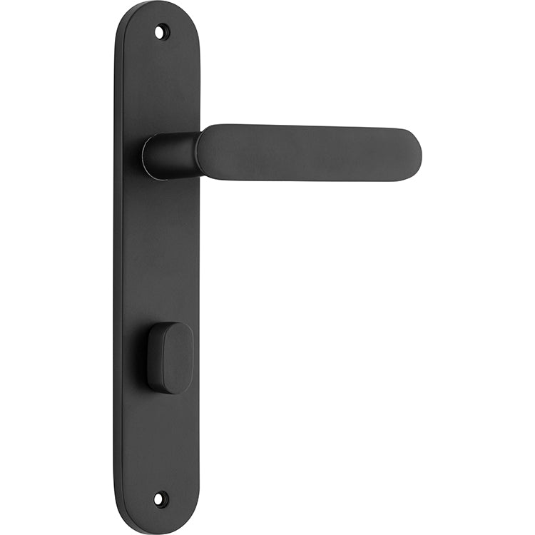 Bronte Lever - Oval Backplate Matt Black