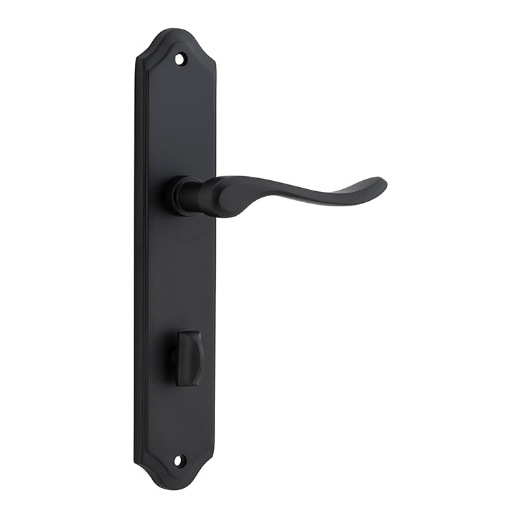 Stirling Lever - Shouldered Backplate Matt Black / Solid Brass