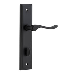 Stirling Lever - Stepped Backplate Matt Black / Solid Brass