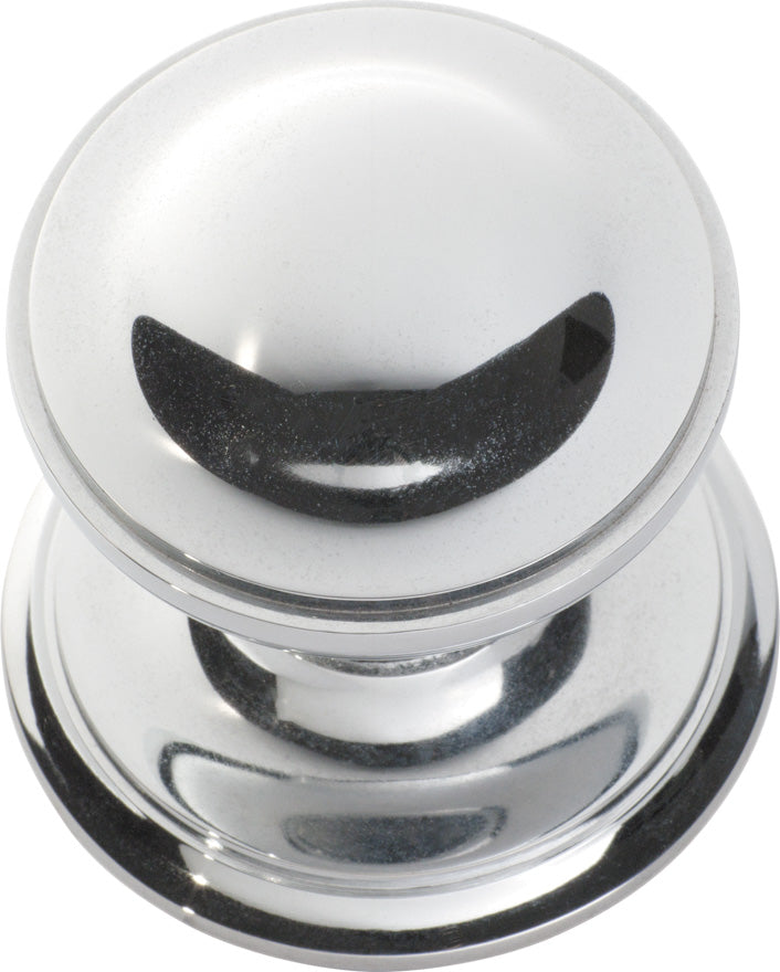 Classic Centre Door Knob Chrome Plated