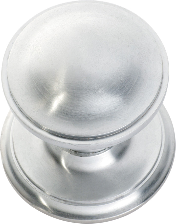 Classic Centre Door Knob Satin Chrome