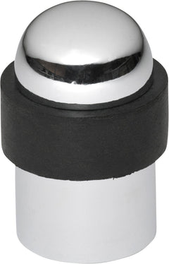 Domed Door Stop Chrome Plated