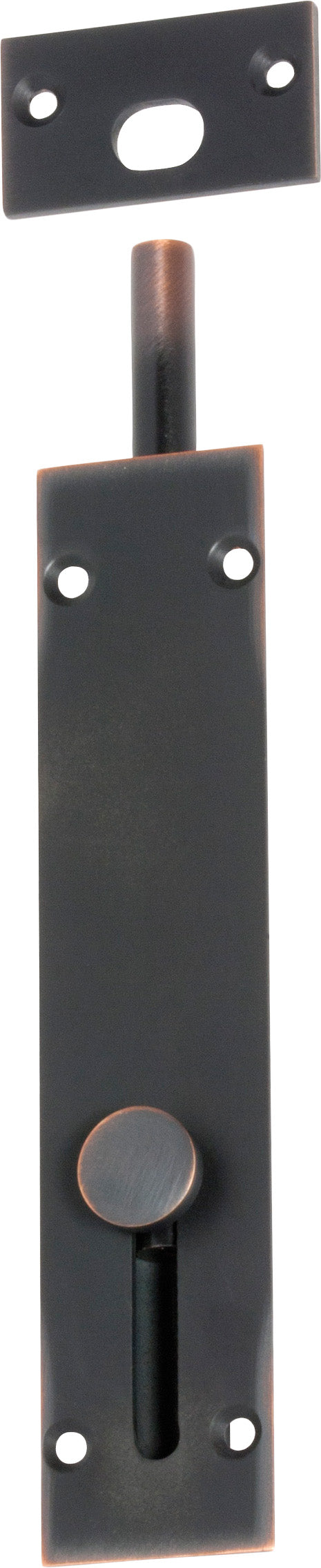 Reverse Barrel Bolt - L150mm Antique Copper