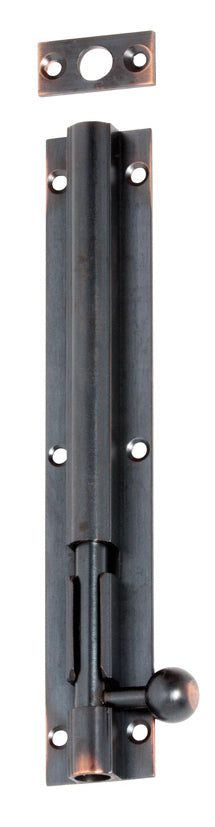 Barrel Bolt Antique Copper / Long Throw L150mm