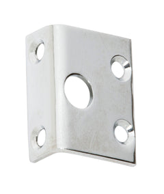 Barrel Bolt Right Angle Keeper Chrome Plated / 7.5mm