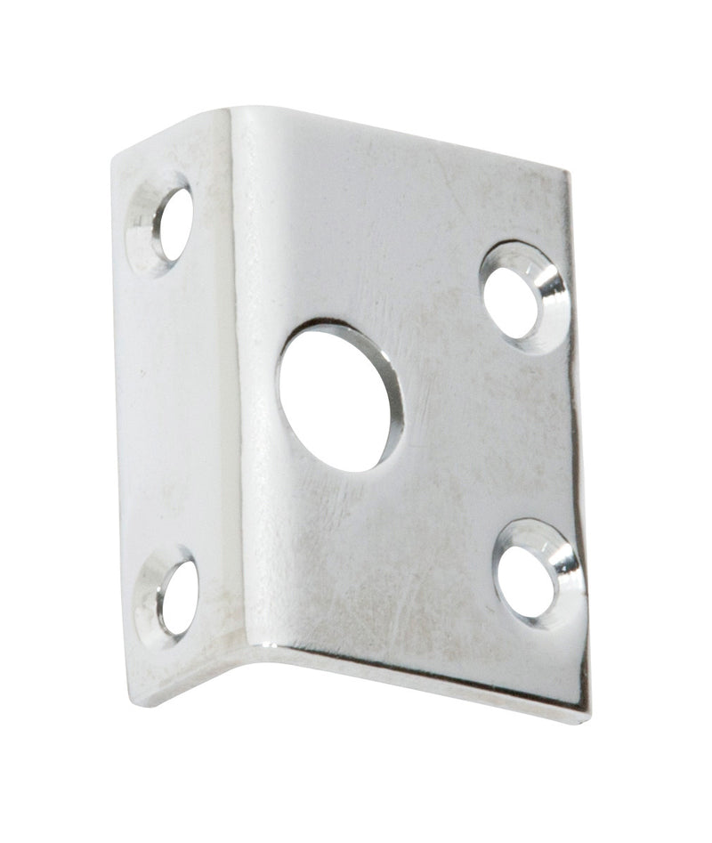 Barrel Bolt Right Angle Keeper Chrome Plated / 7.5mm