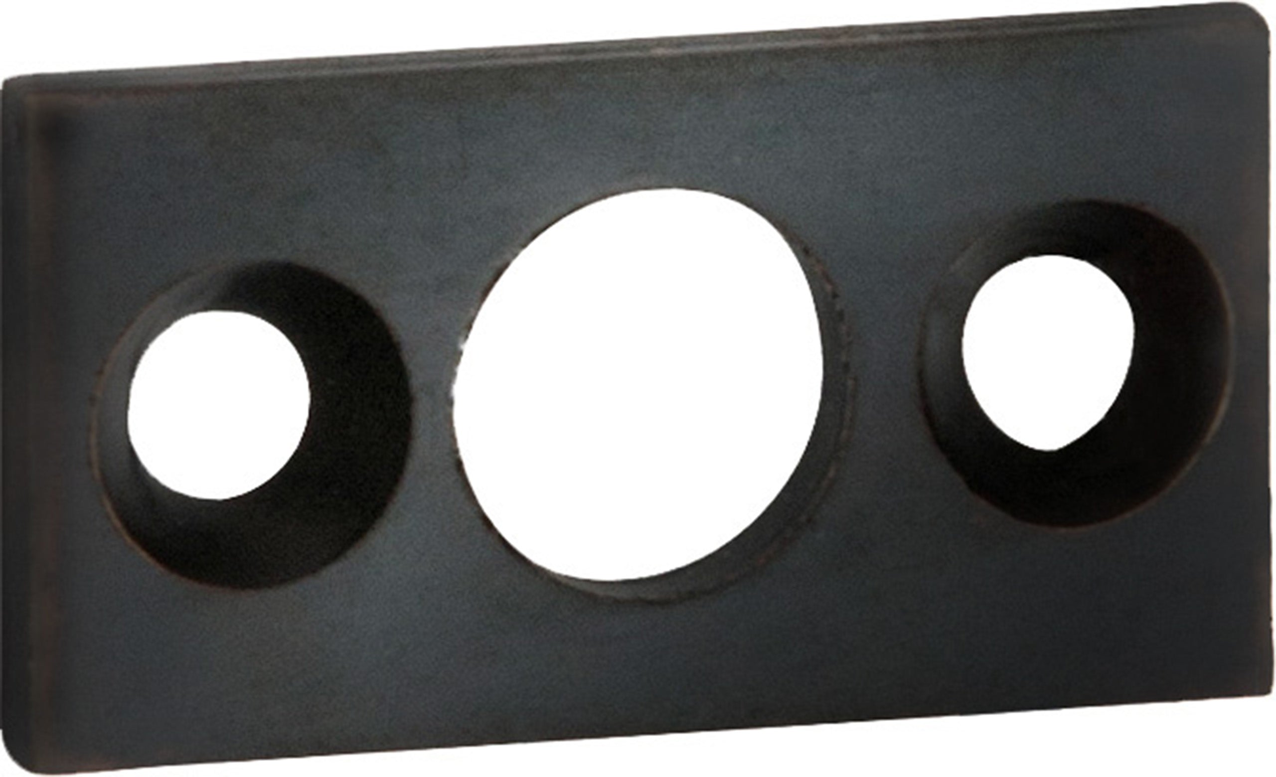 Barrel Bolt Flat Plate Keeper Antique Copper / 7.5mm