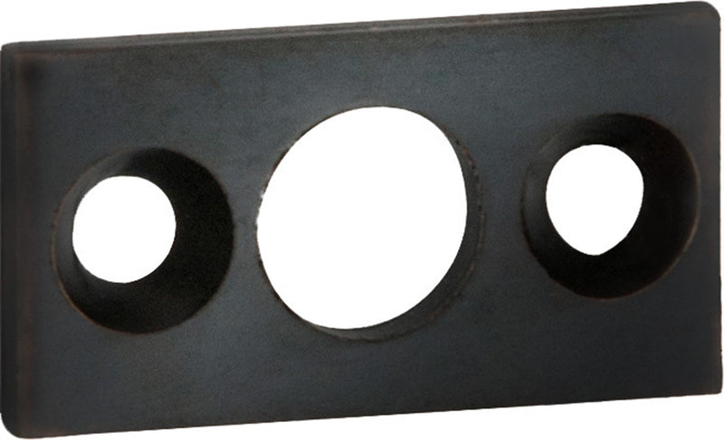 Barrel Bolt Flat Plate Keeper Antique Copper / 7.5mm