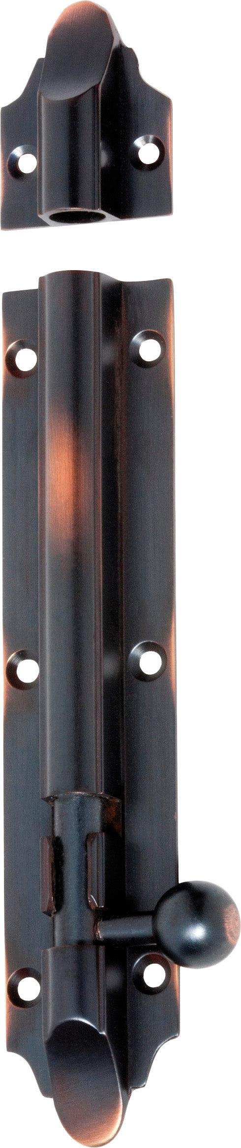 Victorian Barrel Bolt Antique Copper / L150mm