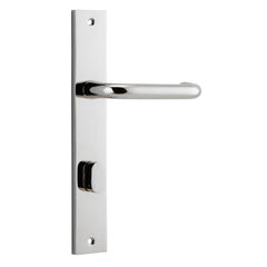 Oslo Lever - Rectangular Backplate Polished Nickel / Solid Brass