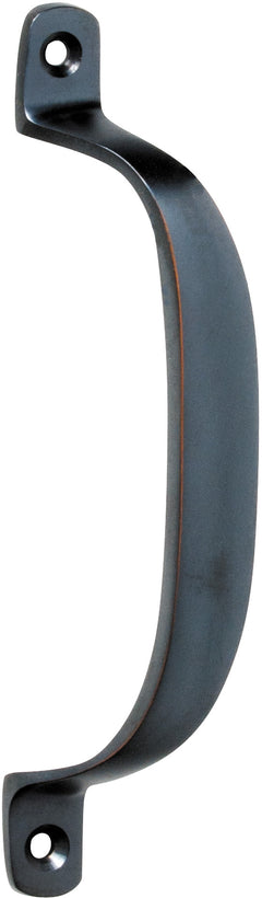 Offset Pull Handle Antique Copper / H130xP23mm