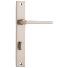 Baltimore Lever - Rectangular Backplate Satin Nickel / Solid Brass