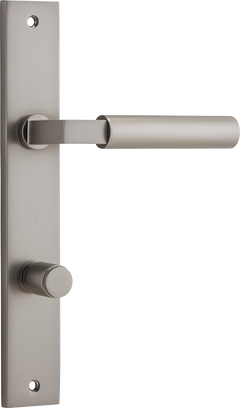 Berlin Lever - Rectangular Backplate Satin Nickel