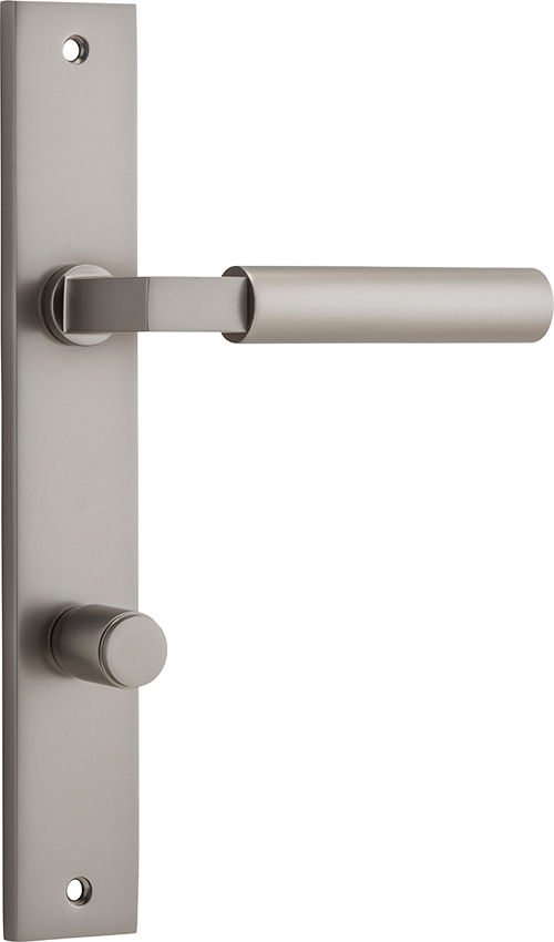 Berlin Lever - Rectangular Backplate Satin Nickel