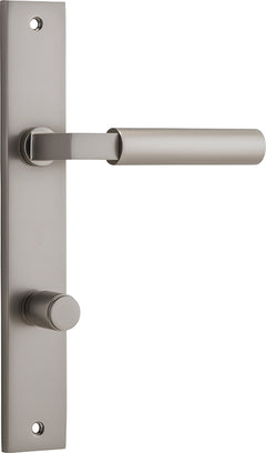 Berlin Lever - Rectangular Backplate Satin Nickel