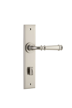 Verona Lever - Chamfered Backplate Satin Nickel