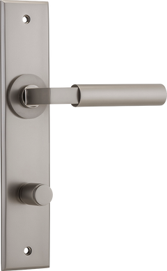 Berlin Lever - Chamfered Backplate Satin Nickel