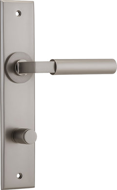 Berlin Lever - Chamfered Backplate Satin Nickel