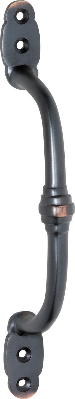 Offset Banded Pull Handle Antique Copper / H180xP41mm