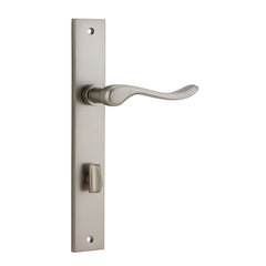 Stirling Lever - Rectangular Backplate Satin Nickel / Solid Brass