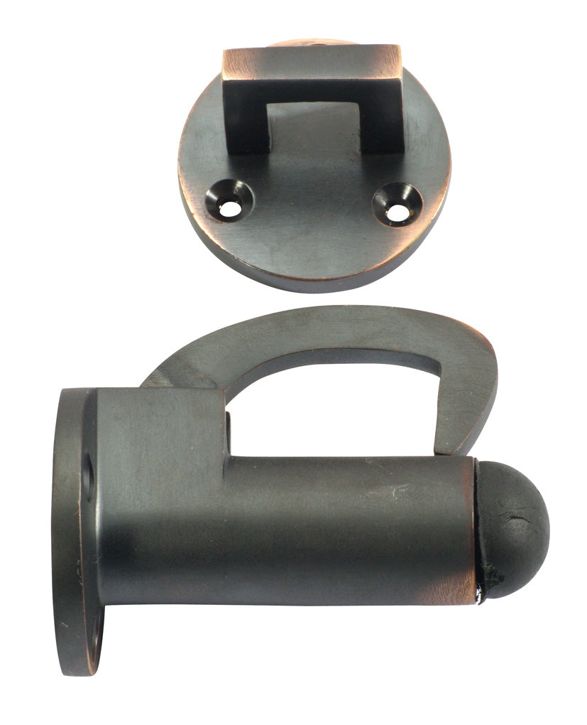 Hook Door Stop Antique Copper