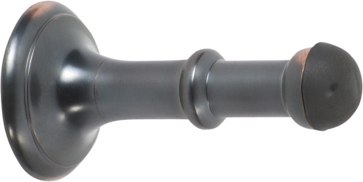 Small Concealed Fix Door Stop Antique Copper