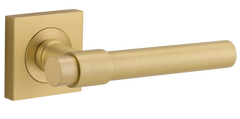 Helsinki Lever - Square Rose Brushed Gold PVD / Solid Brass